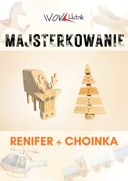 Majsterkowanie - renifer  choinka