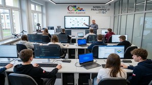 Powiat Wyszkowski rozwija infrastrukturę edukacyjną – nowa pracownia IT w CEZiU 