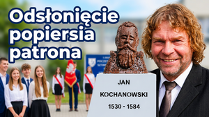 Odsłonięcie popiersia Patrona Szkoły w ZS3 w Wyszkowie